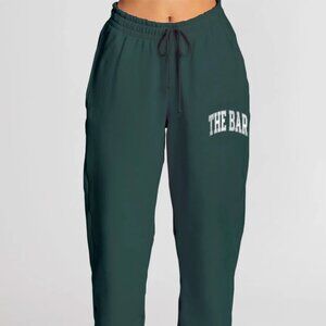 The Bar VARSITY SWEATPANTS HUNTER/WHITE